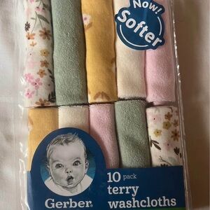 Gerber Terry Washcloths 10 Pack